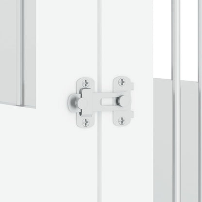 Hondenbench Bewerkt Hout 55 x 80 x 68 cm Wit