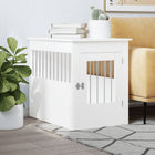 Dog crate 55x80x68 cm treated wood white