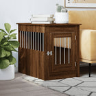 Hondenbench 55x80x68 cm bewerkt hout bruineiken