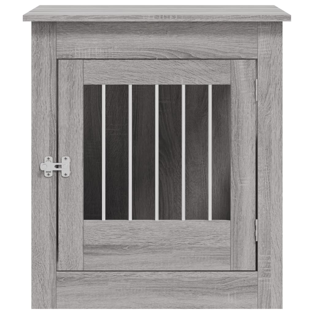 Hondenbench 64,5X80X71 Cm Bewerkt Hout 64.5 x 80 x 71 cm Grijs sonoma