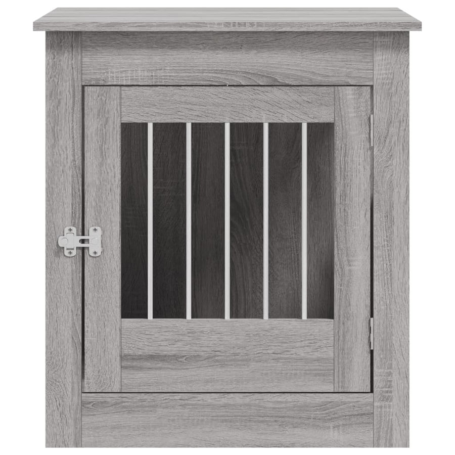 Hondenbench 64,5X80X71 Cm Bewerkt Hout 64.5 x 80 x 71 cm Grijs sonoma