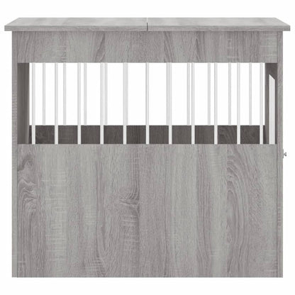 Hondenbench 64,5X80X71 Cm Bewerkt Hout 64.5 x 80 x 71 cm Grijs sonoma