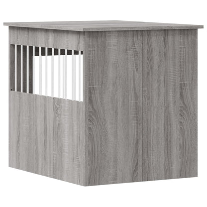Hondenbench 64,5X80X71 Cm Bewerkt Hout 64.5 x 80 x 71 cm Grijs sonoma