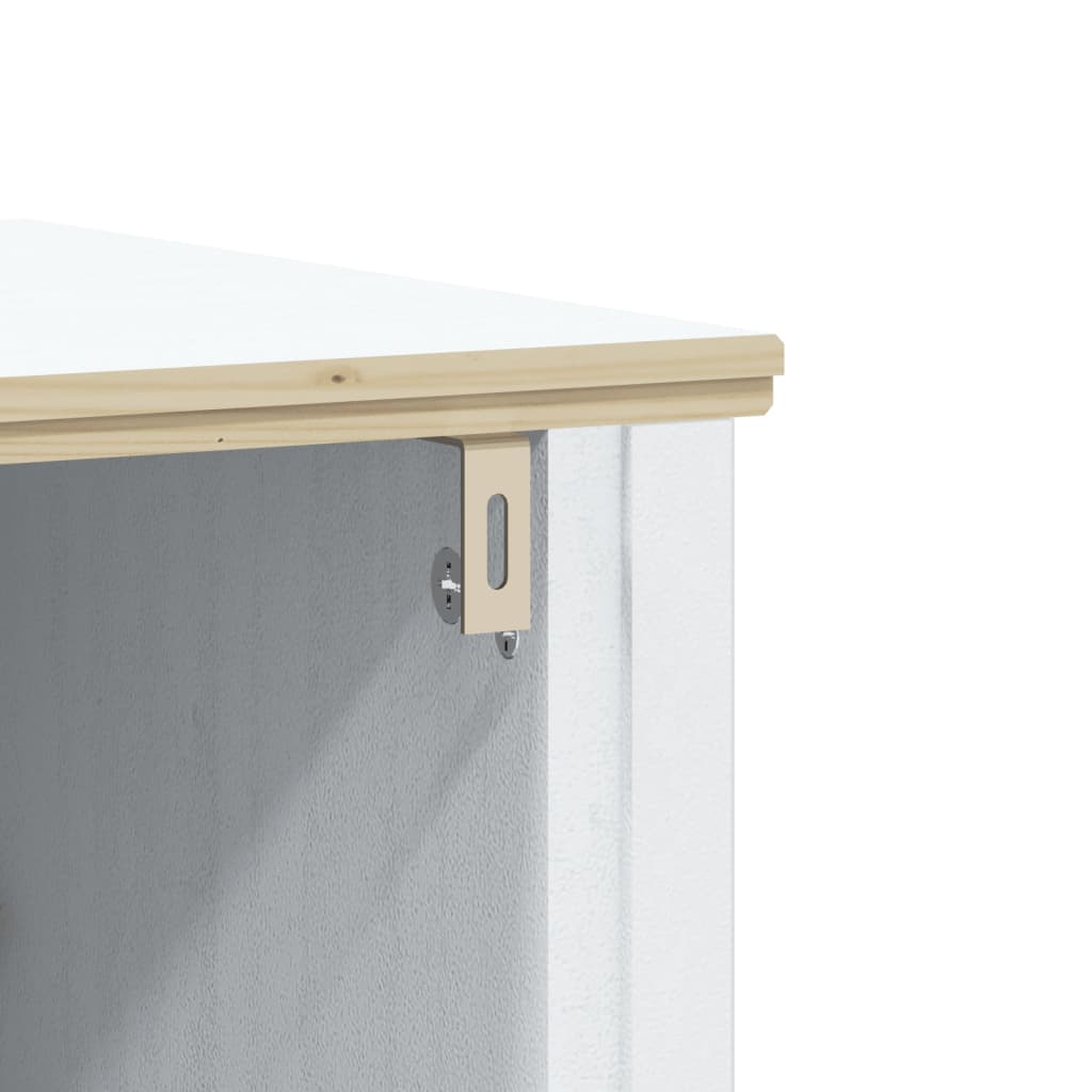 Badkamermeubelset Berg Massief Grenenhout 2 60 x 34 x 59 cm Wit