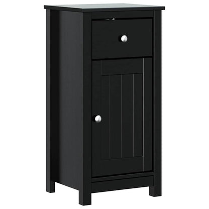 Badkamermeubelset Berg Massief Grenenhout 3 40 x 34 x 80 cm Zwart