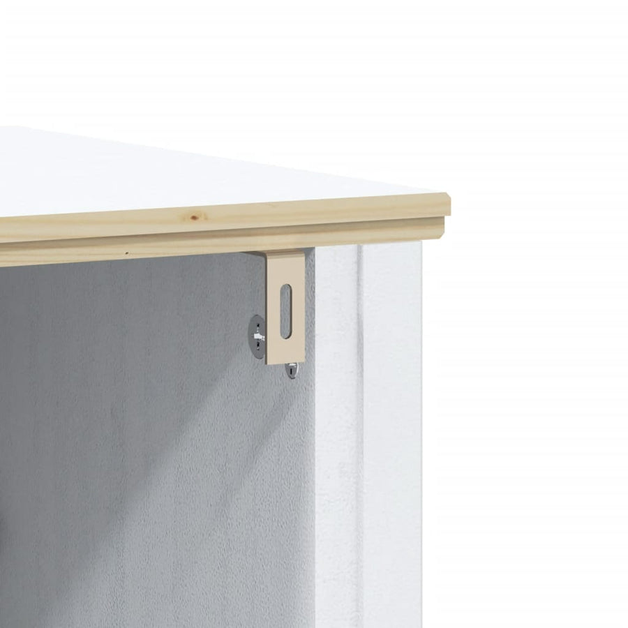 Badkamermeubelset Berg Massief Grenenhout Wit 3 69.5 x 34 x 110 cm