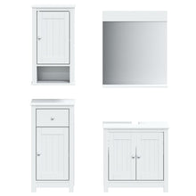 Badkamermeubelset Berg Massief Grenenhout 4 40 x 34 x 80 cm Wit