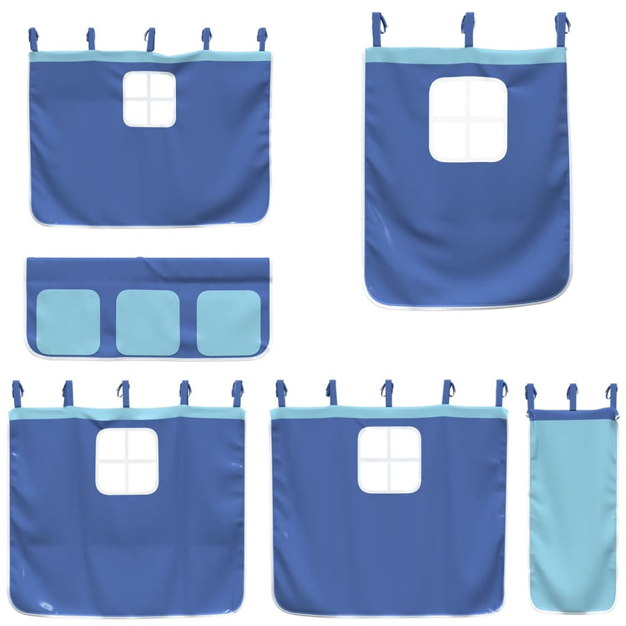 Gordijnen Voor Hoogslaper Polyester Blauw