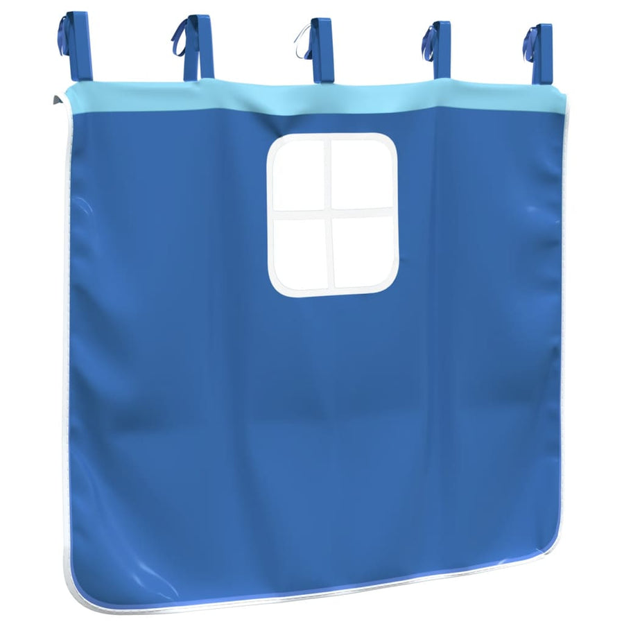 Gordijnen Voor Hoogslaper Met Tunnel En Toren Blauw