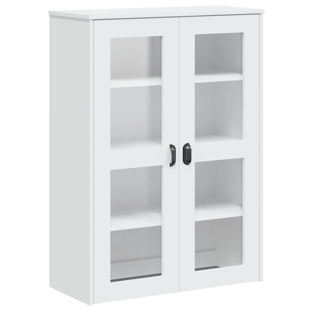 Hoge Kast Viken 80X40X190 Cm Massief Grenenhout Wit