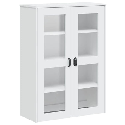 Hoge Kast Viken 80X40X190 Cm Massief Grenenhout Wit
