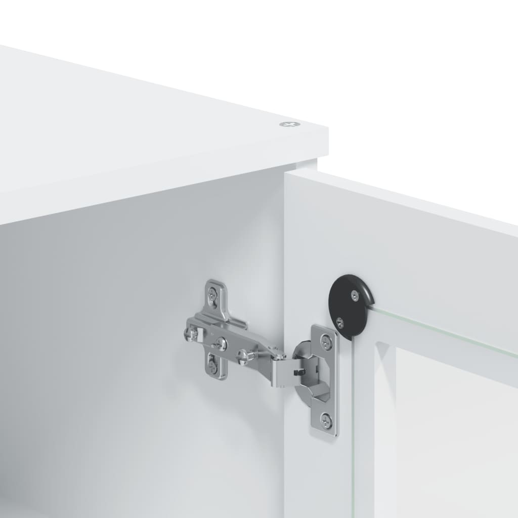 Hoge Kast Viken 80X40X190 Cm Massief Grenenhout Wit