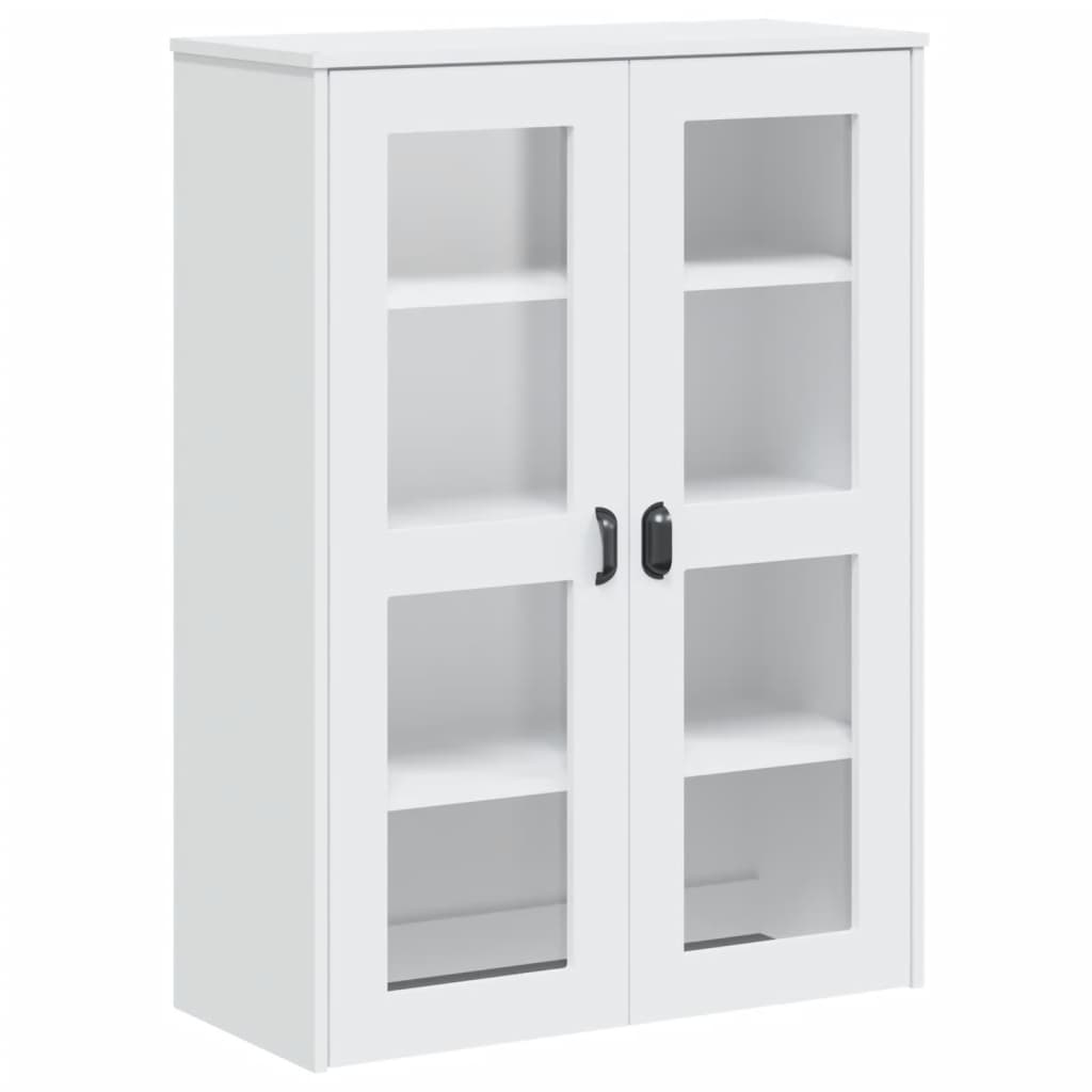 Hoge Kast Viken 80X40X190 Cm Massief Grenenhout Wit