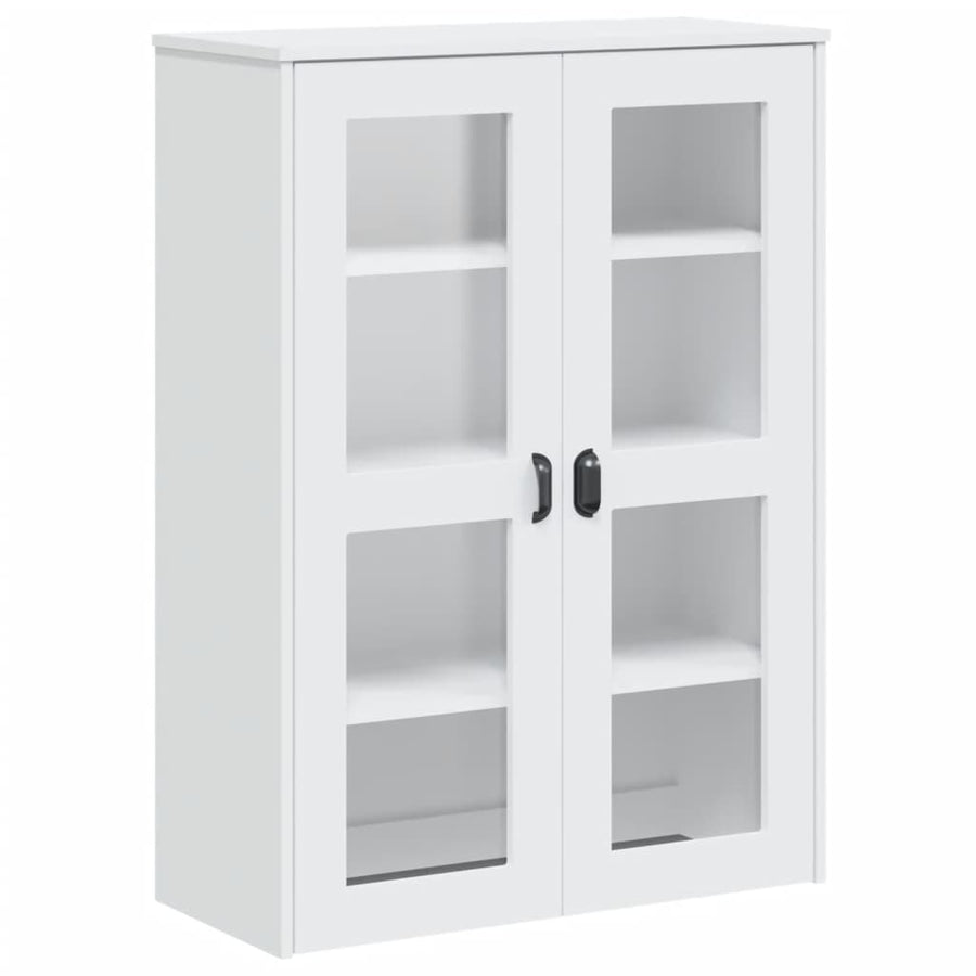 Hoge Kast Viken 80X40X190 Cm Massief Grenenhout Wit