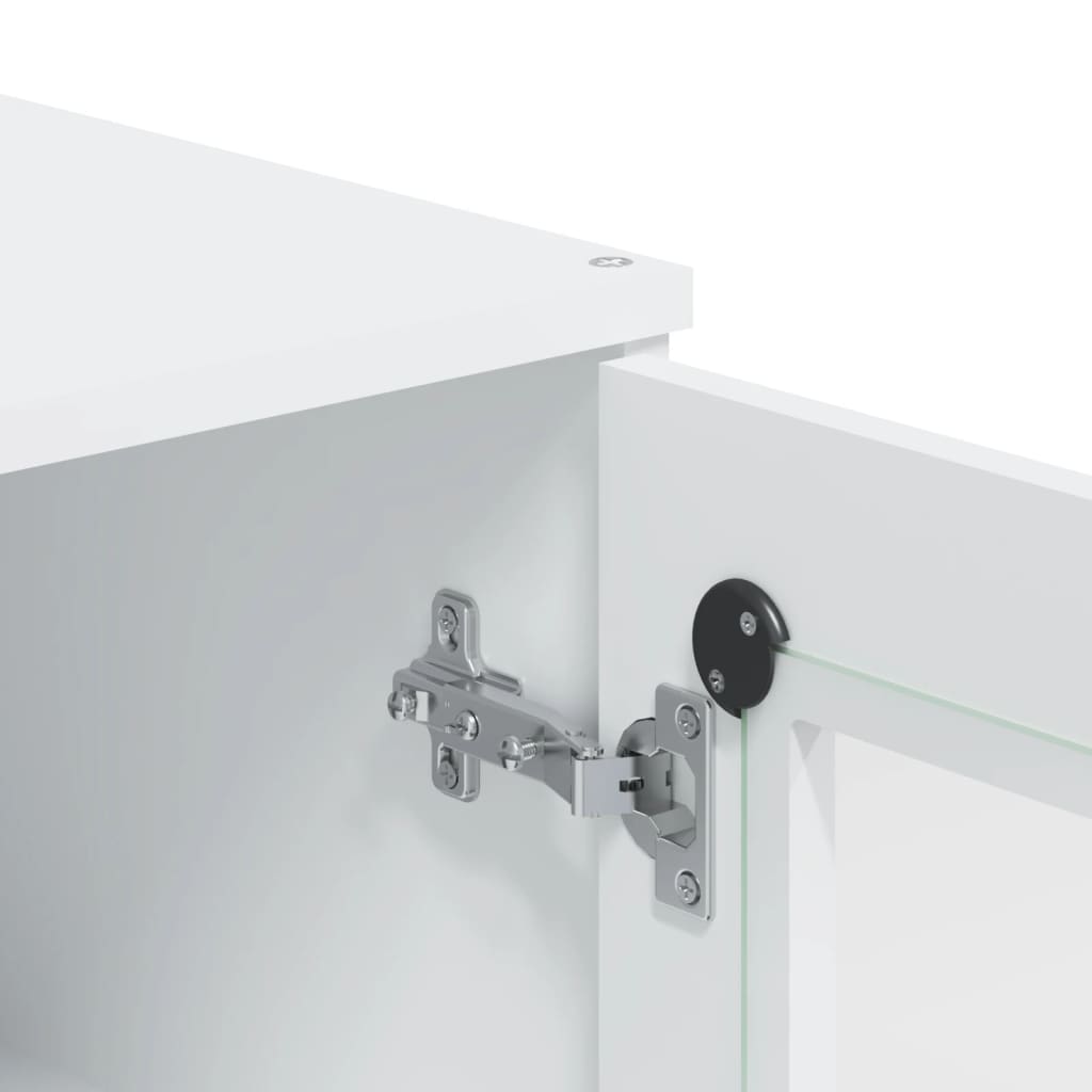 Hoge Kast Viken 80X40X190 Cm Massief Grenenhout Wit