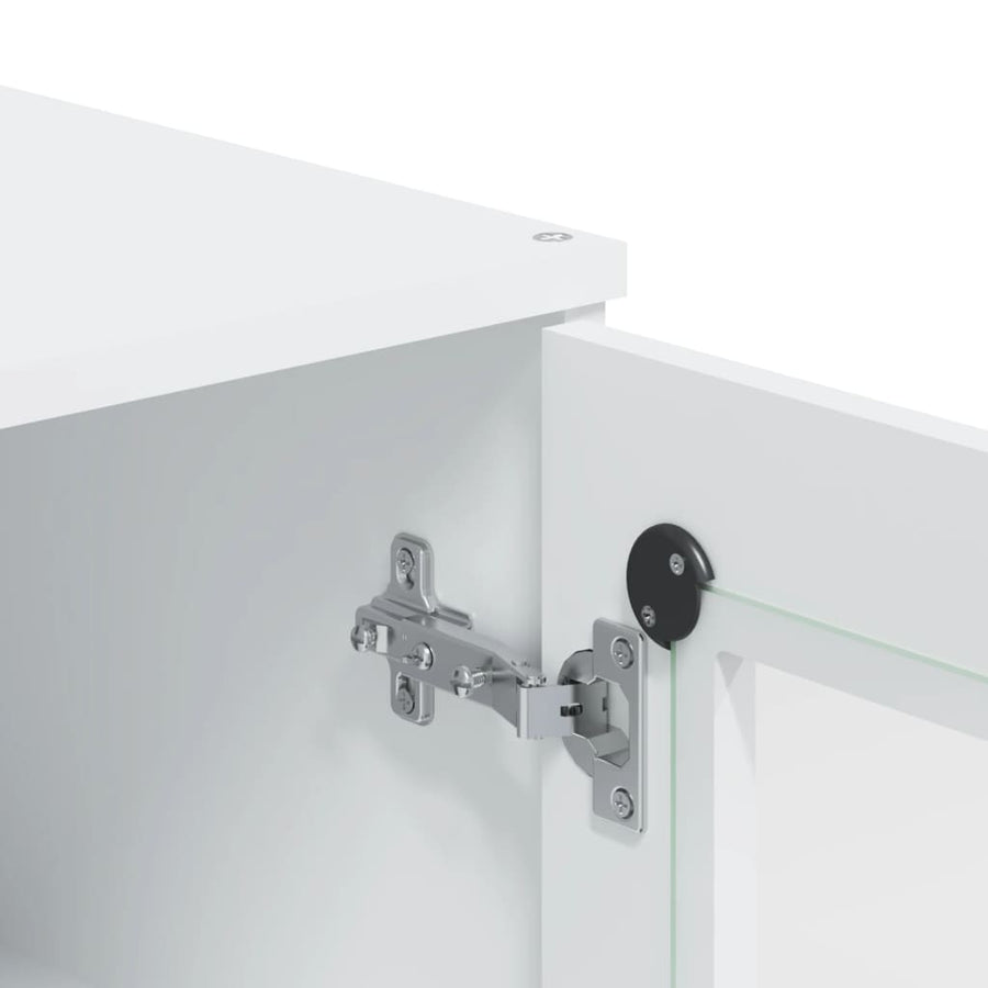 Hoge Kast Viken 80X40X190 Cm Massief Grenenhout Wit