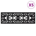 Trapmatten 5 st 25x75 cm rubber