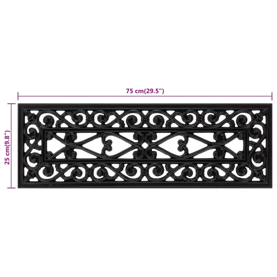 Trapmatten 5 St 25X75 Cm Rubber