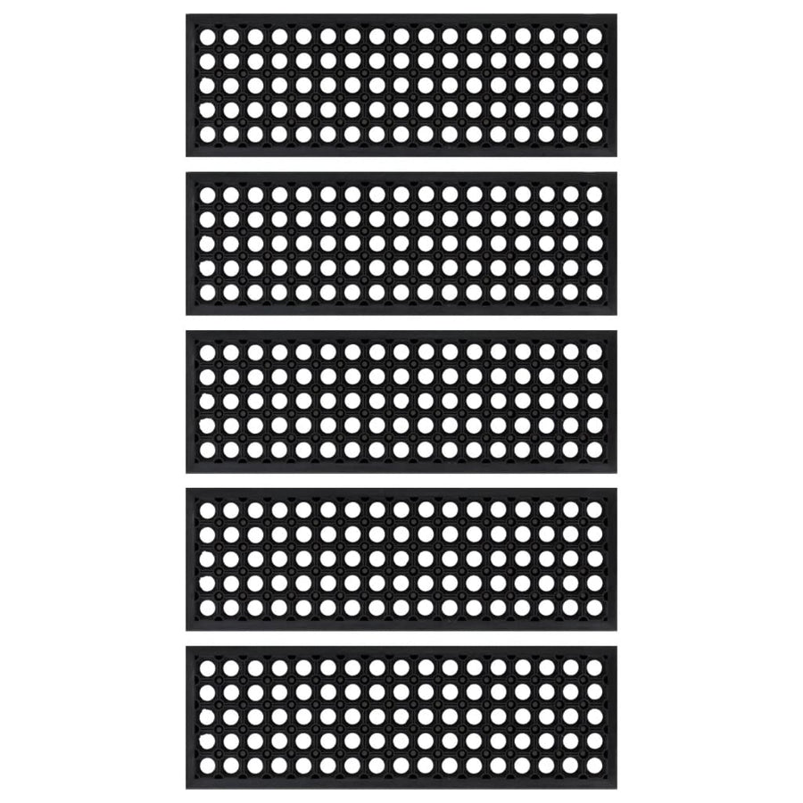 Trapmatten 5 St 25X75 Cm Rubber