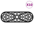 Trapmatten 10 st 25x75 cm rubber