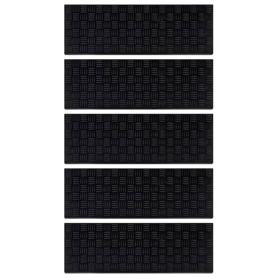 Trapmatten 5 St 25X75 Cm Rubber