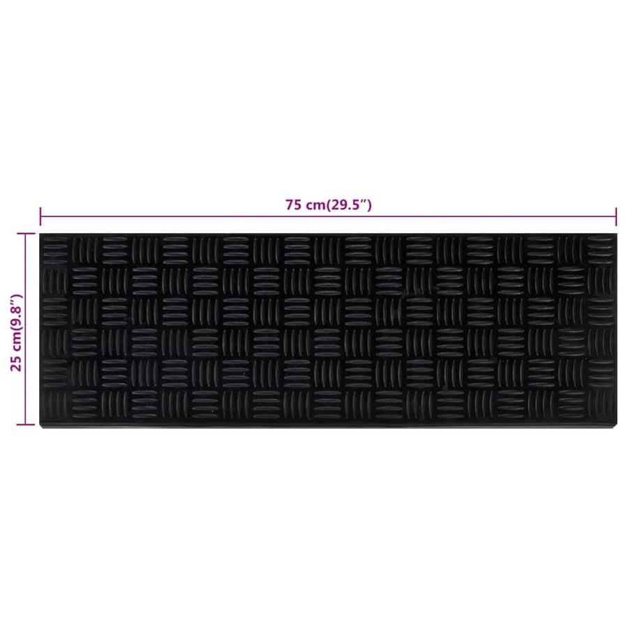 Trapmatten 5 St 25X75 Cm Rubber