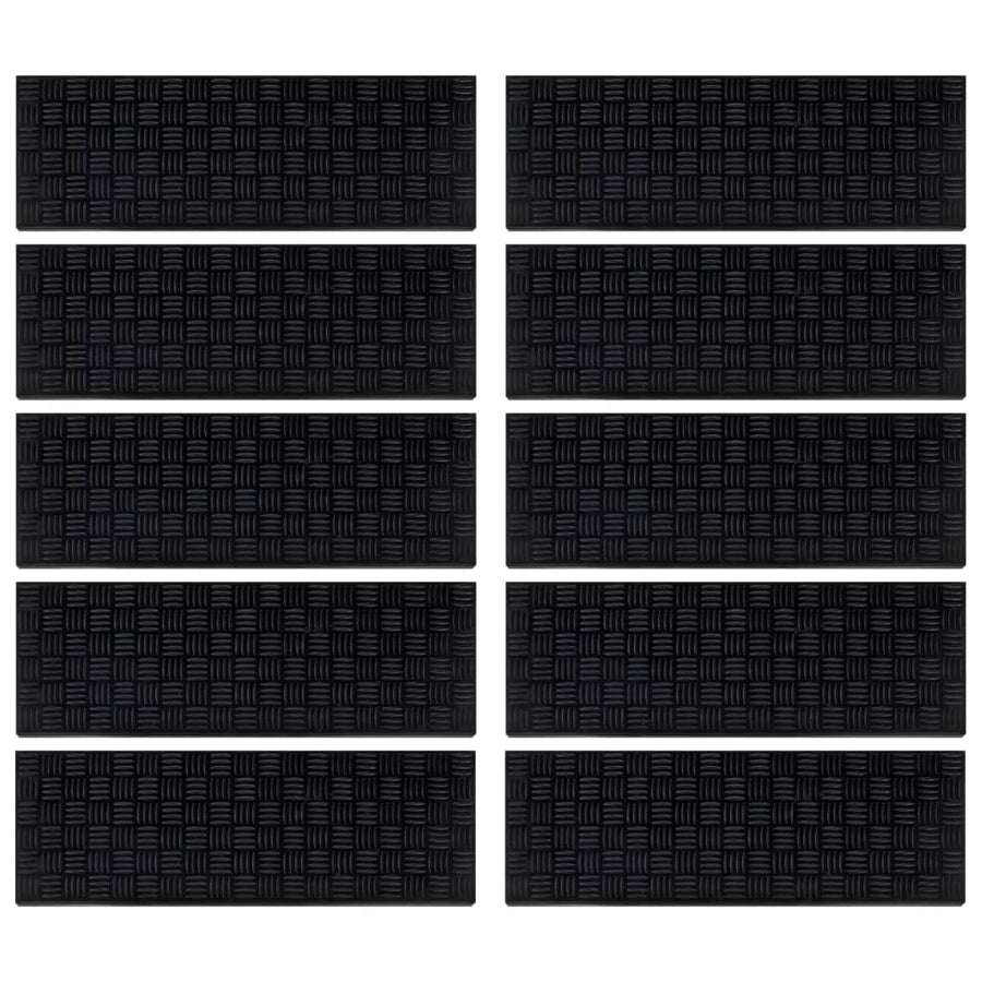 Trapmatten 10 St 25X75 Cm Rubber