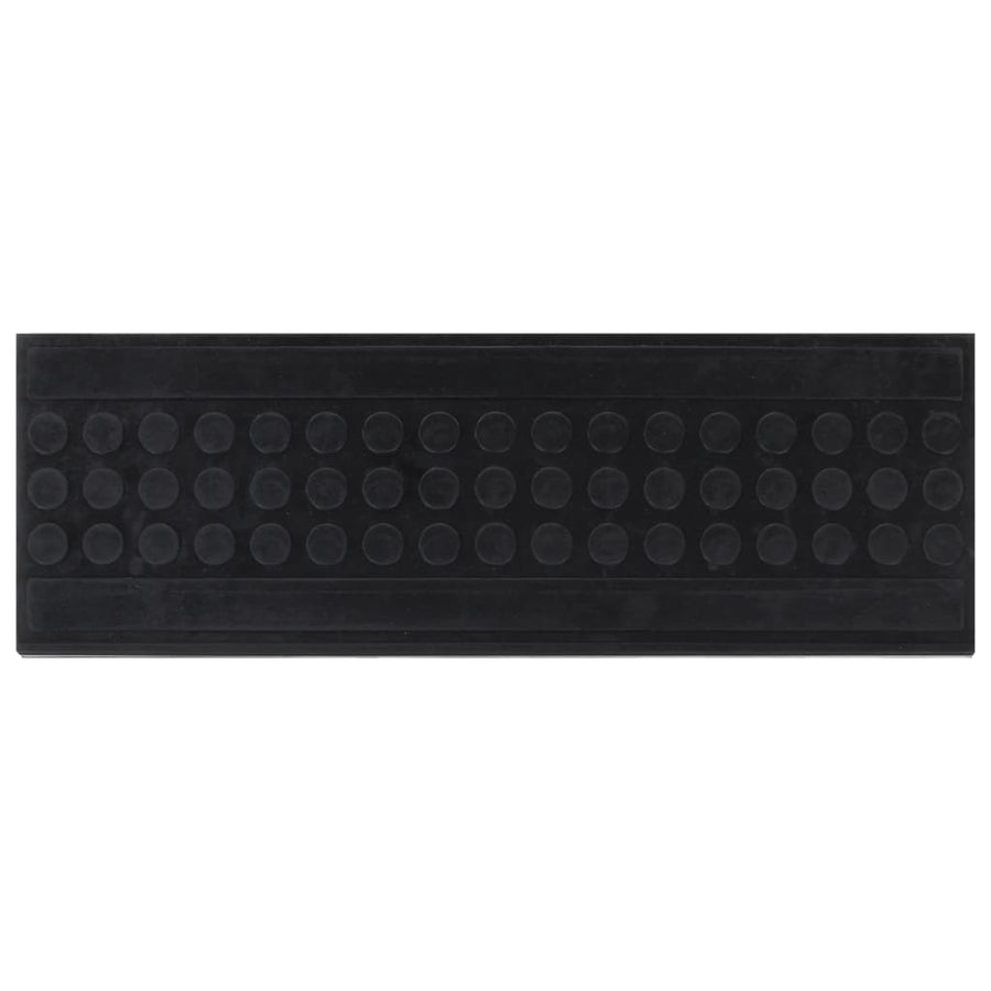 Trapmatten 10 St 25X75 Cm Rubber