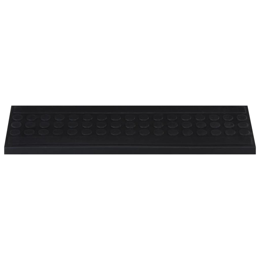 Trapmatten 10 St 25X75 Cm Rubber