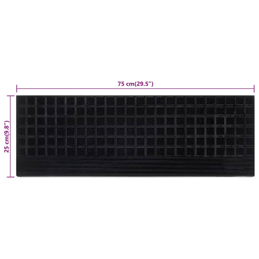 Trapmatten 5 St 25X75 Cm Rubber