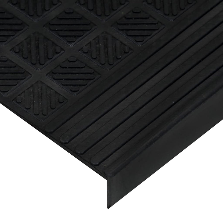 Trapmatten 10 St 25X75 Cm Rubber