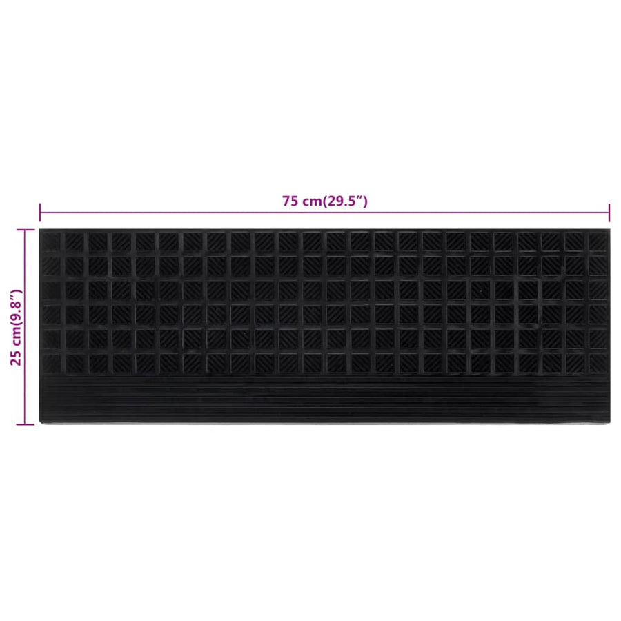 Trapmatten 10 St 25X75 Cm Rubber