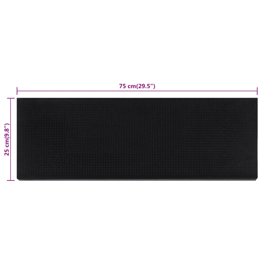 Trapmatten 5 St 25X75 Cm Rubber