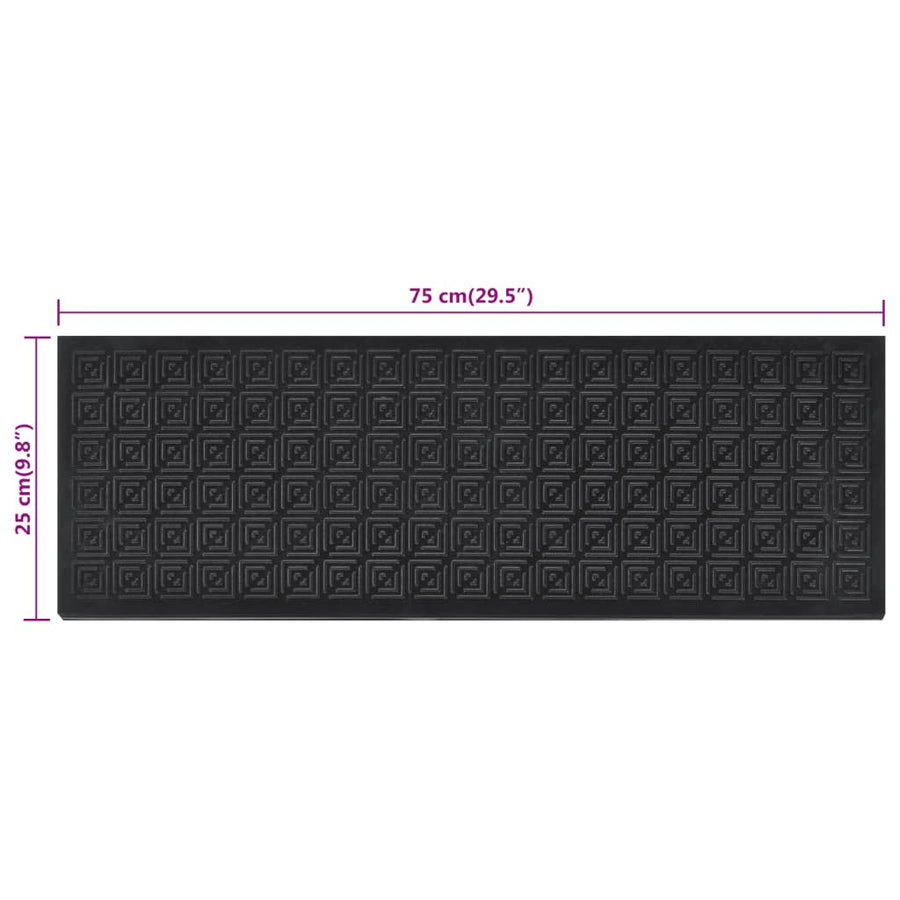 Trapmatten 5 St 25X75 Cm Rubber