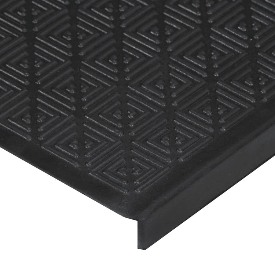 Trapmatten 10 St 25X75 Cm Rubber