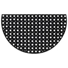 Doormat half-round 45x75 cm rubber