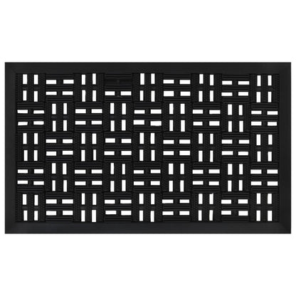 Deurmat Rechthoekig 45X75 Cm Rubber