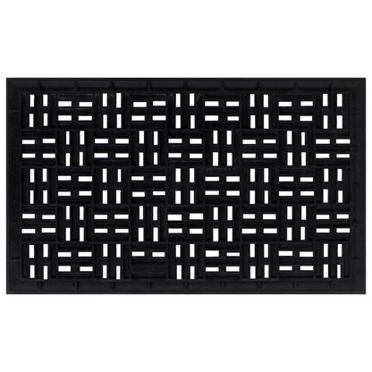 Deurmat Rechthoekig 45X75 Cm Rubber