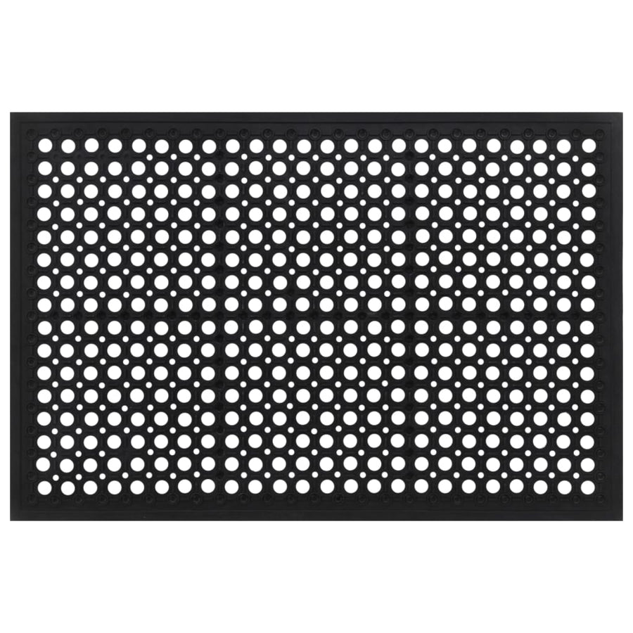 Deurmat Rechthoekig 60X90 Cm Rubber