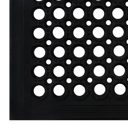 Deurmat Rechthoekig 60X90 Cm Rubber