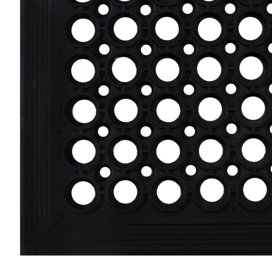 Deurmat Rechthoekig 60X90 Cm Rubber