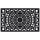 Doormat rectangular 45x75 cm rubber
