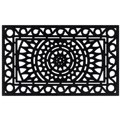 Deurmat Rechthoekig 45X75 Cm Rubber