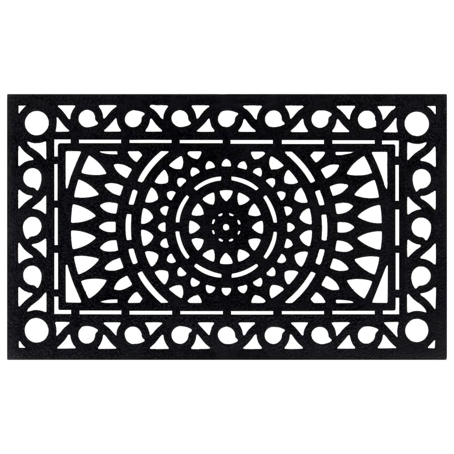 Deurmat Rechthoekig 45X75 Cm Rubber
