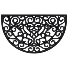 Deurmat Halfrond 45X75 Cm Rubber