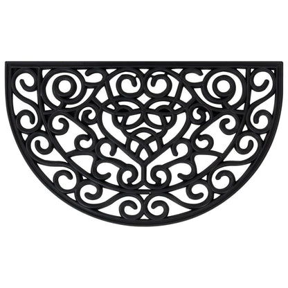 Deurmat Halfrond 45X75 Cm Rubber