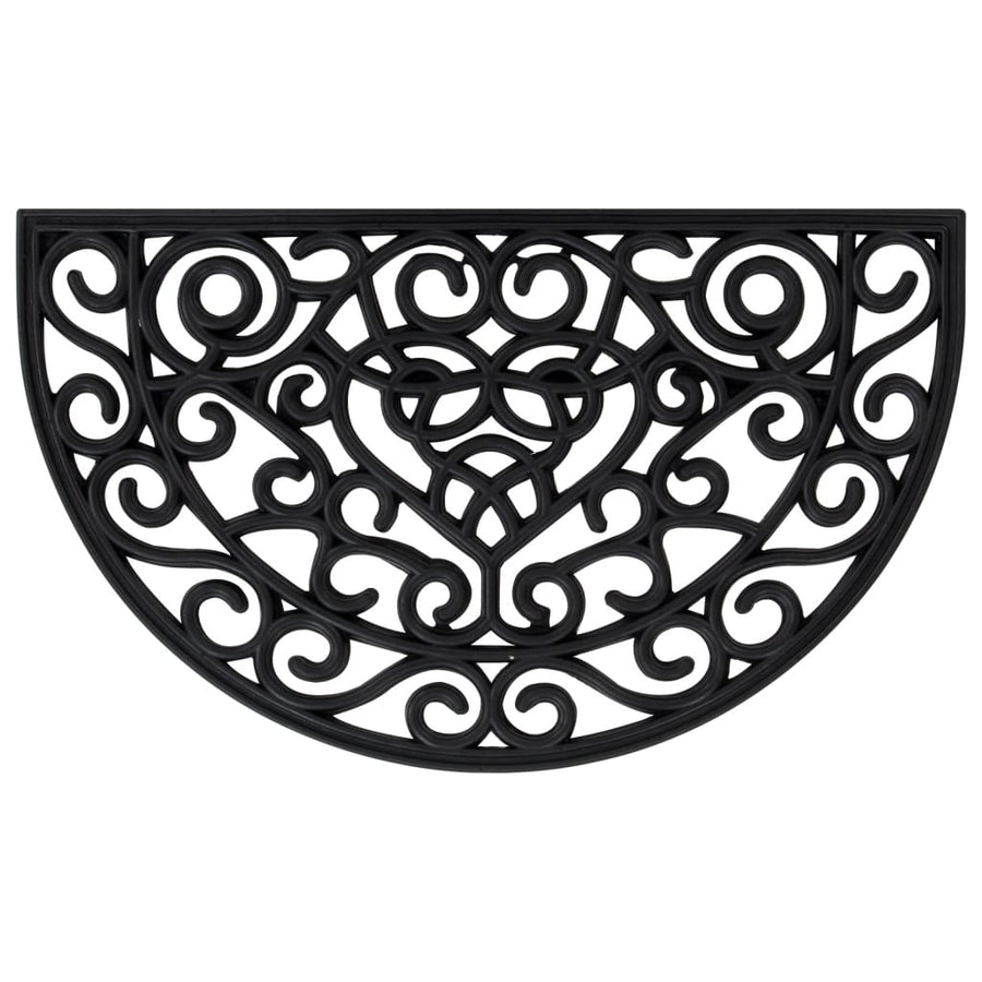 Deurmat Halfrond 45X75 Cm Rubber