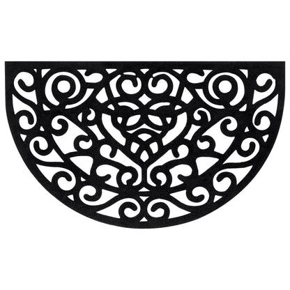 Deurmat Halfrond 45X75 Cm Rubber