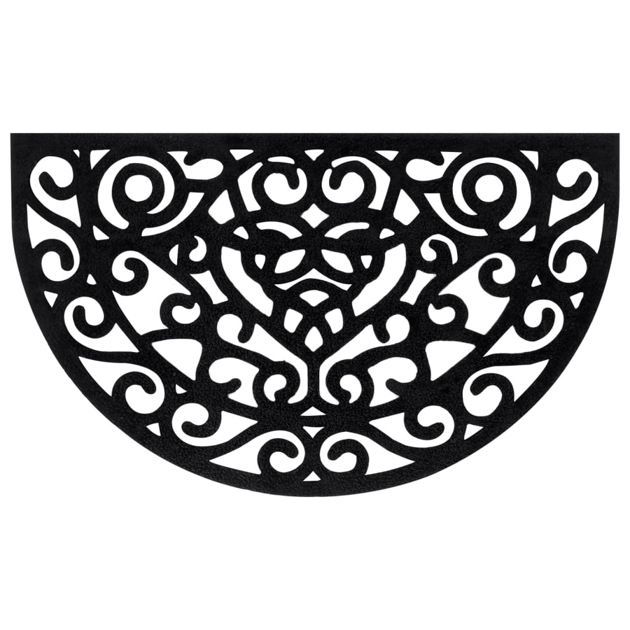 Deurmat Halfrond 45X75 Cm Rubber