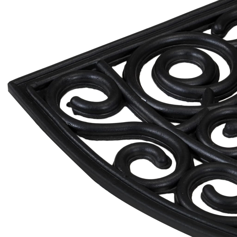 Deurmat Halfrond 45X75 Cm Rubber